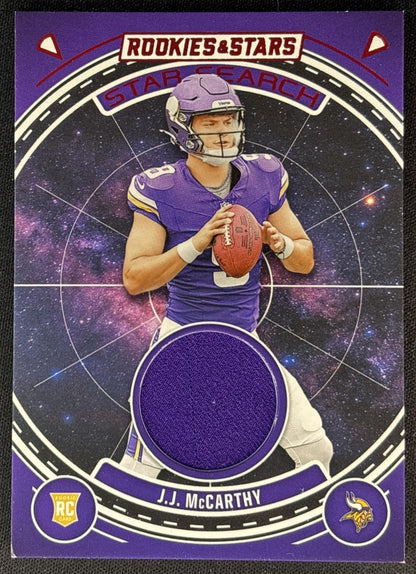 J.J. McCarthy 2024 Panini Rookies & Stars Star Search Vikings