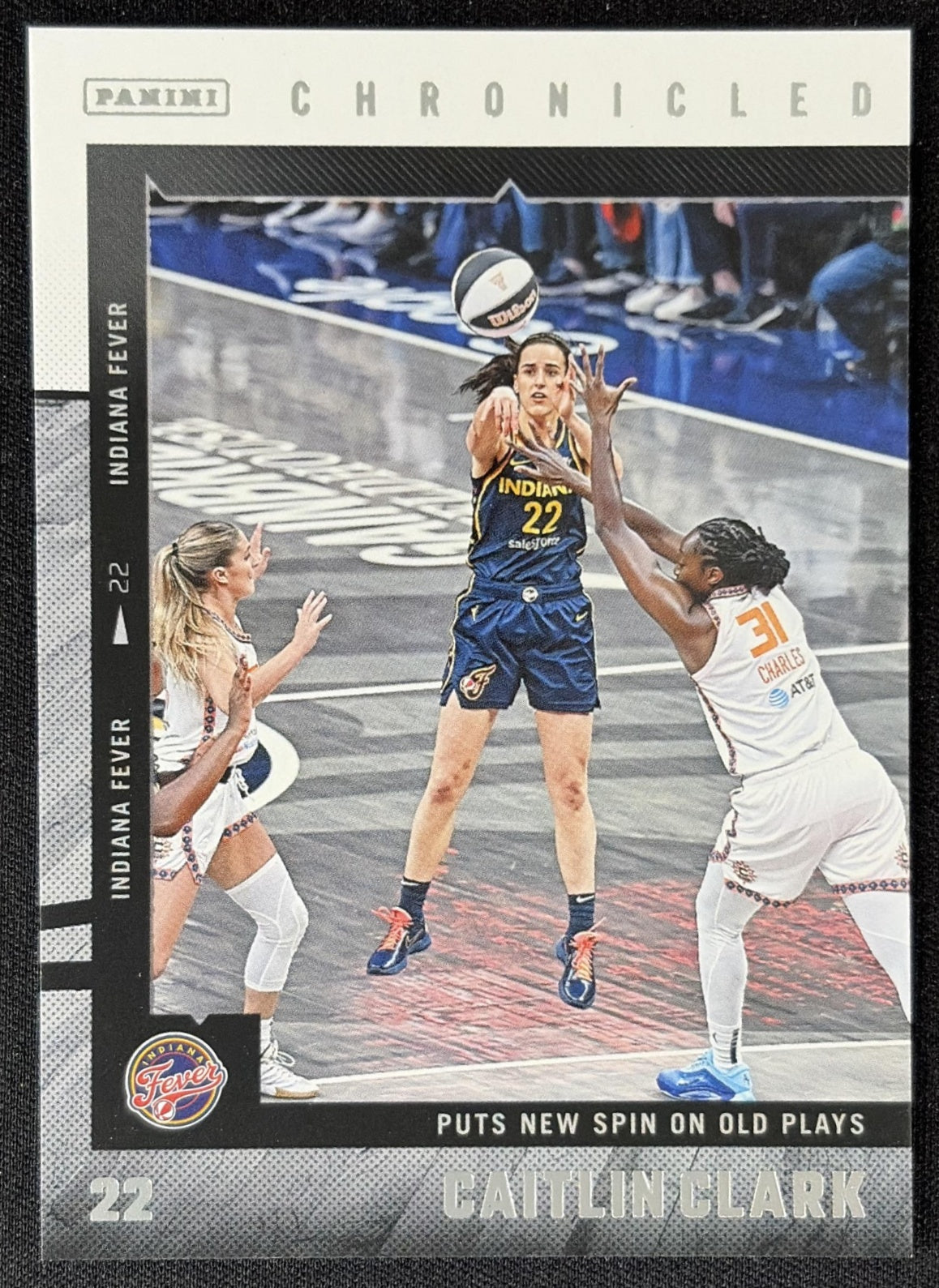 Caitlin Clark 2025 Panini Chronicled WNBA Fever 48 Sports Trading Card
