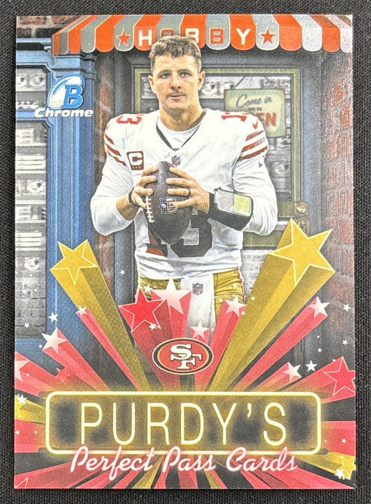 Brock Purdy 2026 Bowman Hobby Stars Chrome 49ers