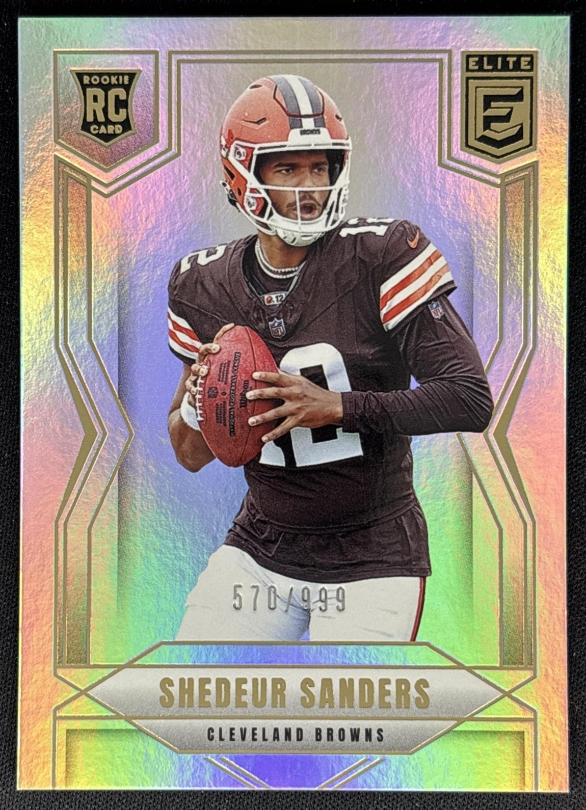 Shedeur Sanders 2025 Panini Donruss Elite Rookies /999 Browns Default Title Sports Trading Cards
