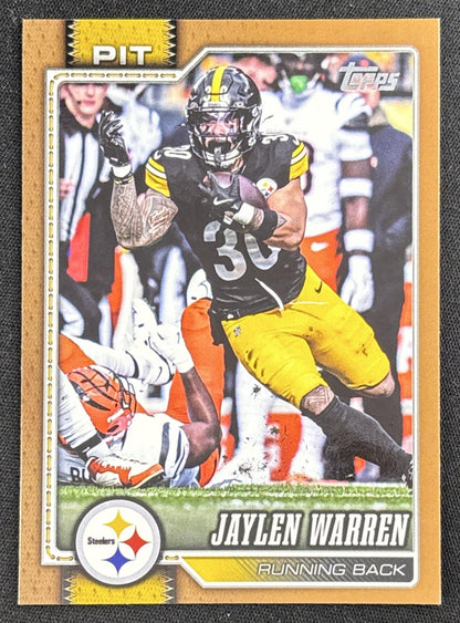 Jaylen Warren 2026 Topps Gold /2026 Steelers