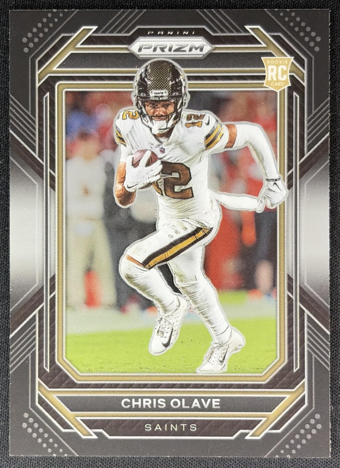 Chris Olave 2022 Panini Chronicles Prizm Black Saints Front