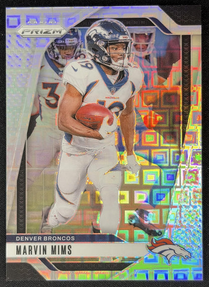 Marvin Mims 2024 Panini Prizm Pandora /400 Broncos front