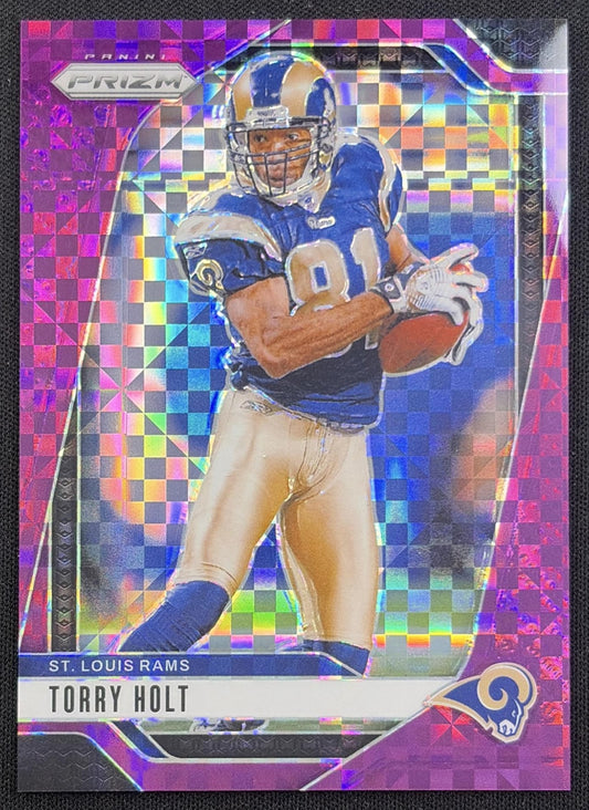 Torry Holt 2024 Panini Prizm Purple Power /49 Rams