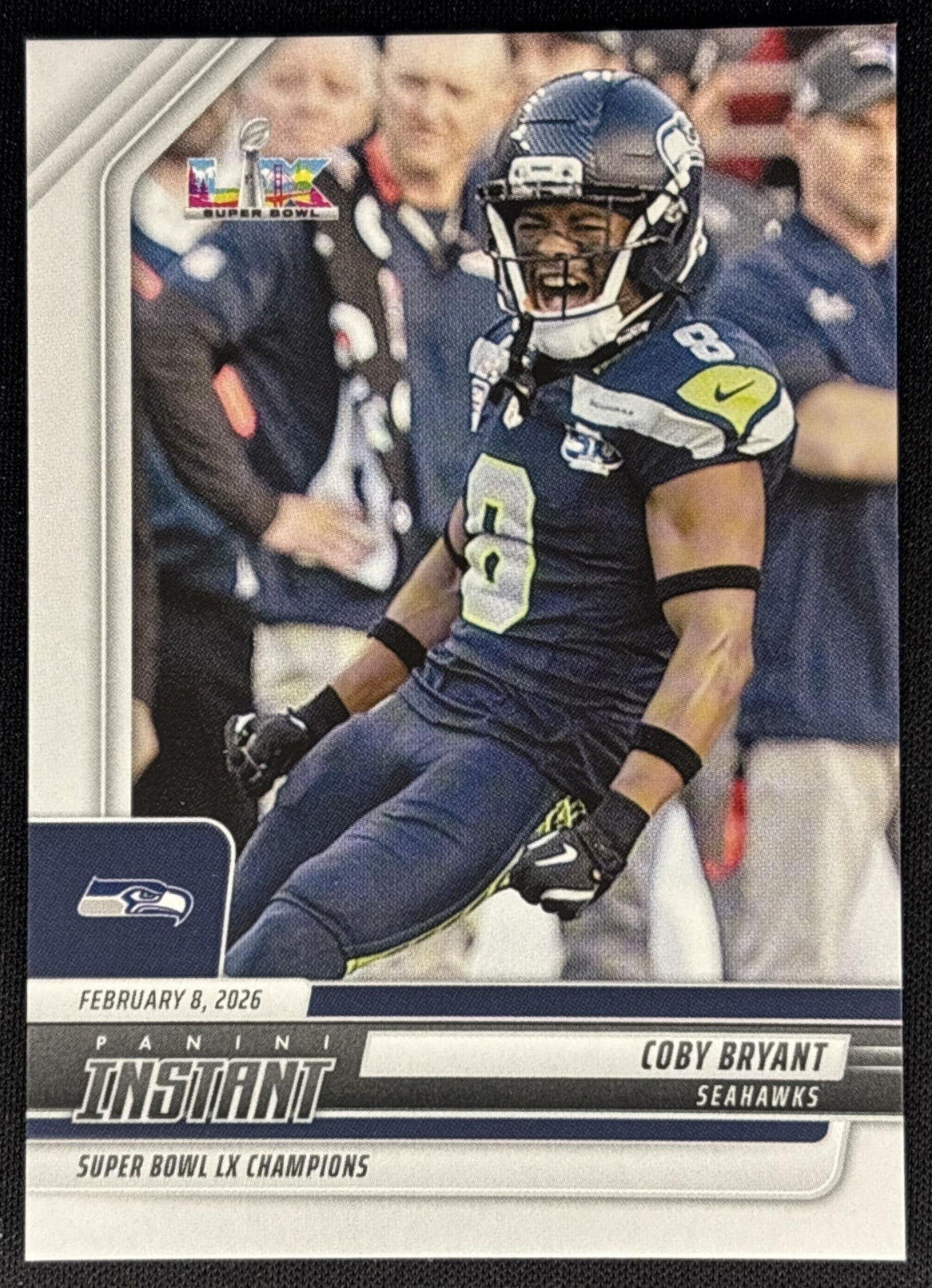 Coby Bryant 2026 Panini Instant Super Bowl LIX Champions Seattle Seahawks