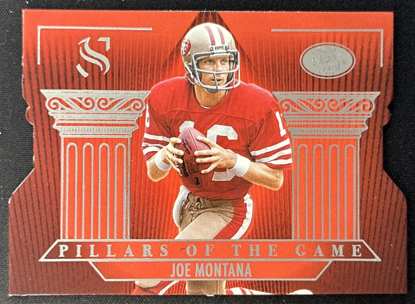 Joe Montana 2025 Panini Silhouette Pillars of the Game 49ers