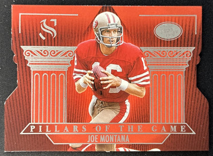 Joe Montana 2025 Panini Silhouette Pillars of the Game 49ers