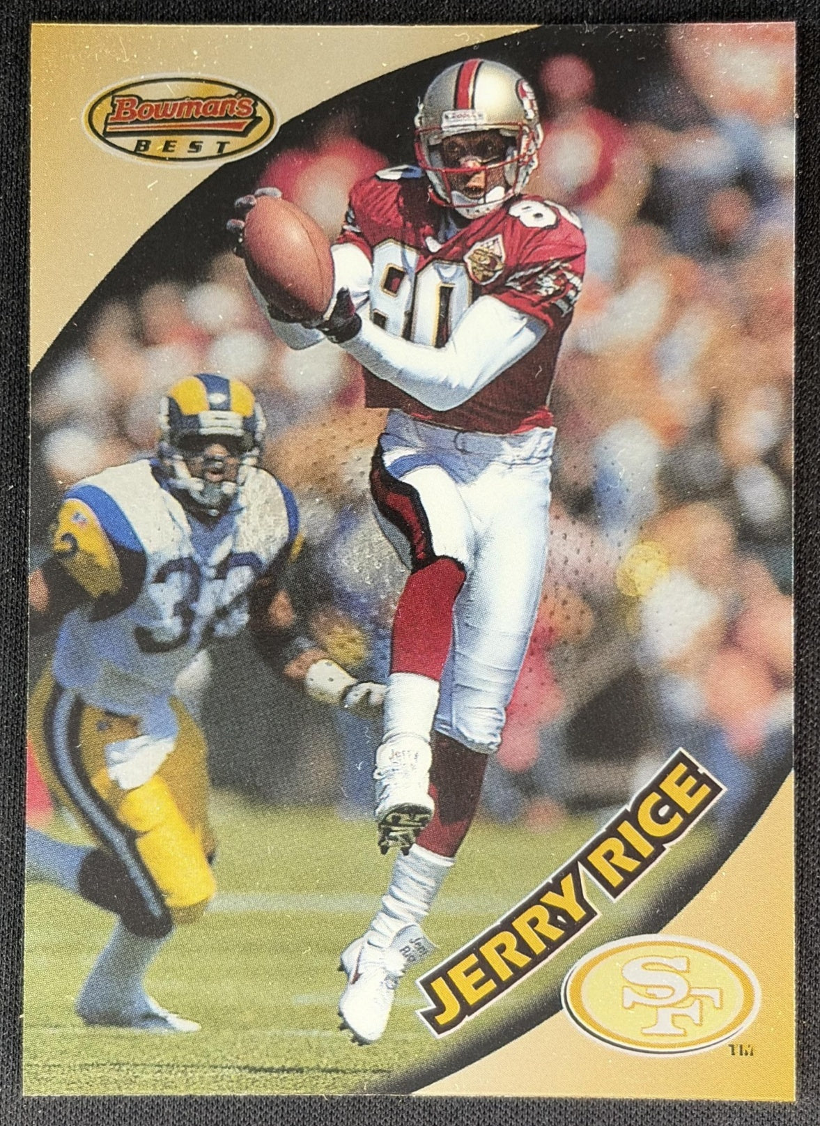 Jerry Rice 1997 Bowman's Best 49ers Sports Trading Cards