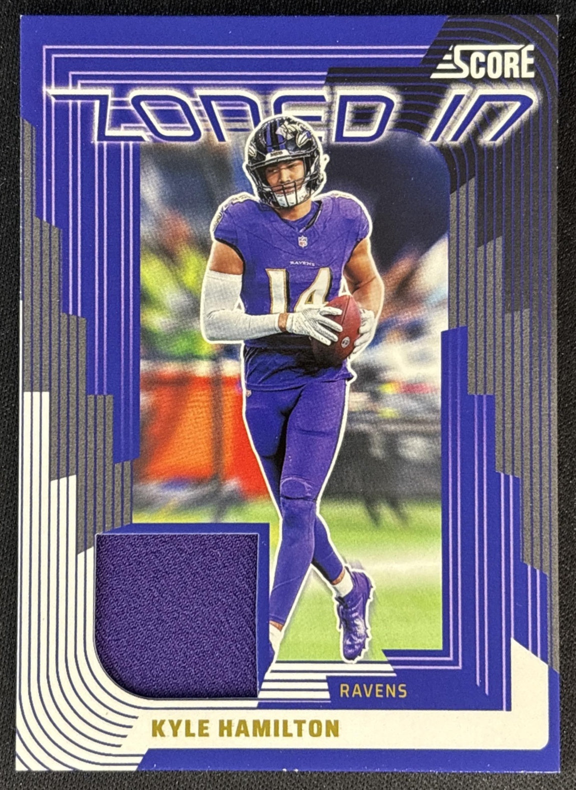 Kyle Hamilton 2025 Panini Score Zoned In Jerseys Ravens Sports Trading Cards