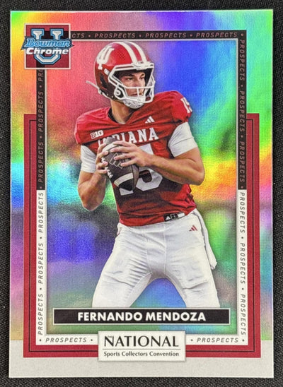 Fernando Mendoza 2026 Topps NSCC Collection Bowman U Chrome Sports Trading Cards