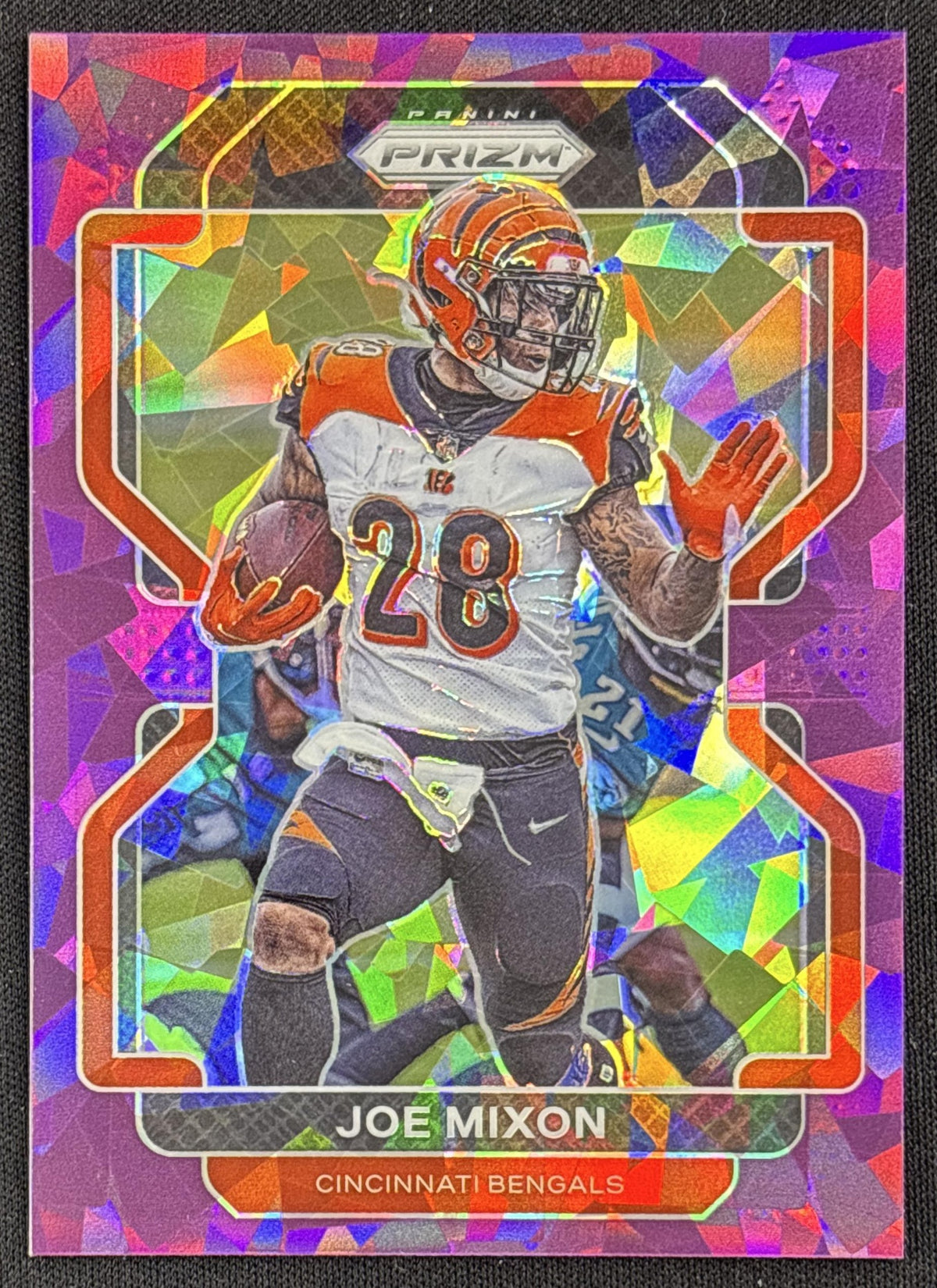 Joe Mixon 2021 Panini Prizm Purple Ice /225 Bengals