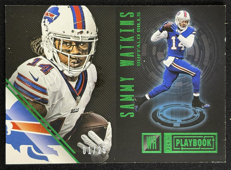 Sammy Watkins 2016 Panini Playbook Green /25 Bills