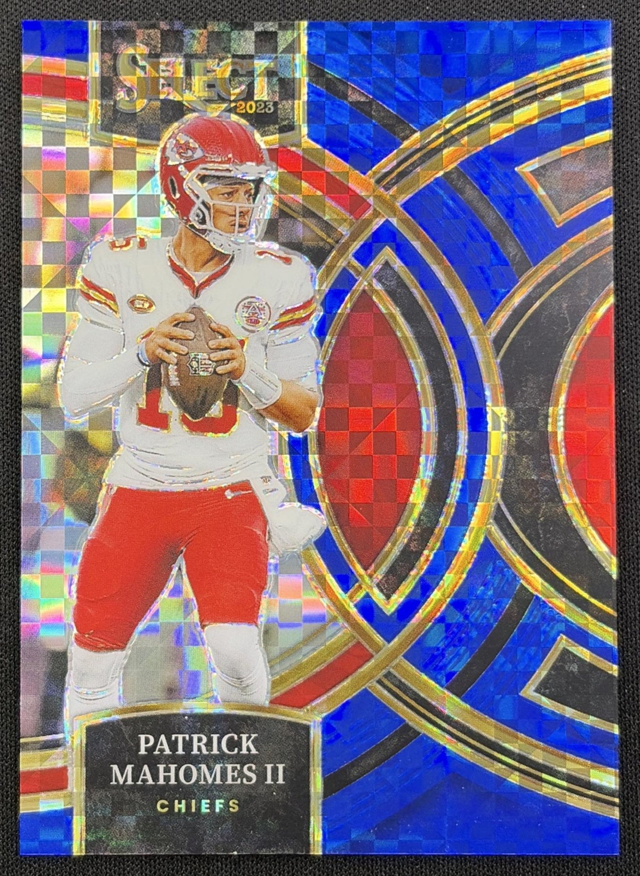 Patrick Mahomes II 2023 Panini Select Blue Prizms /149 Chiefs Kansas City Chiefs