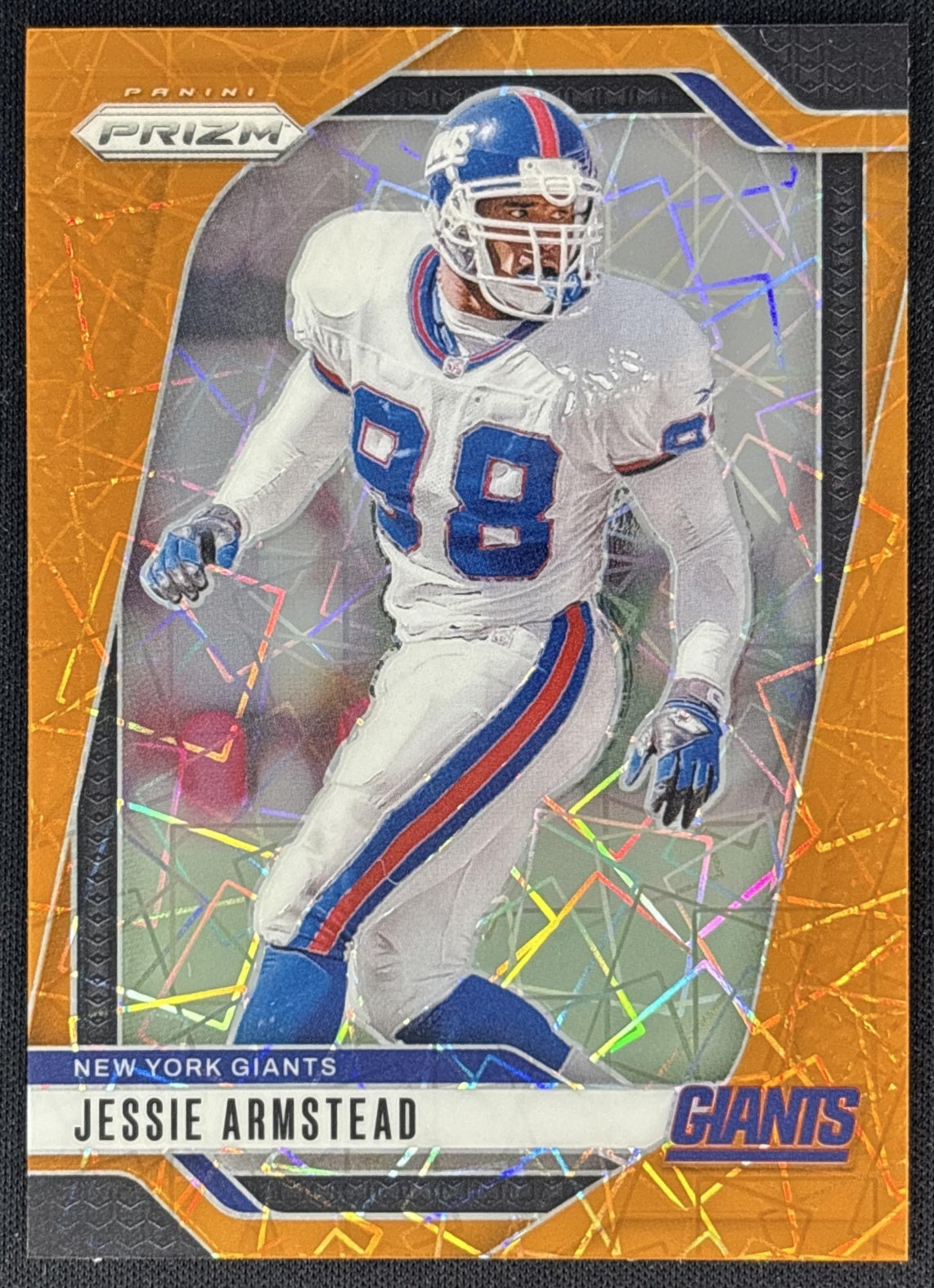 Jessie Armstead 2024 Panini Prizm Lazer Giants front