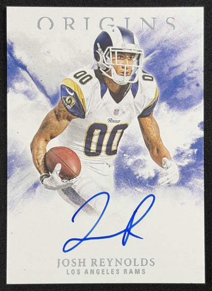 Josh Reynolds 2017 Panini Origins Rookie Auto Rams