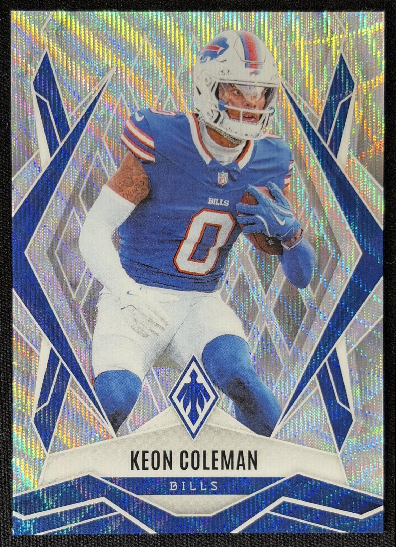 Keon Coleman 2025 Panini Phoenix Wave Prizm /199 Bills