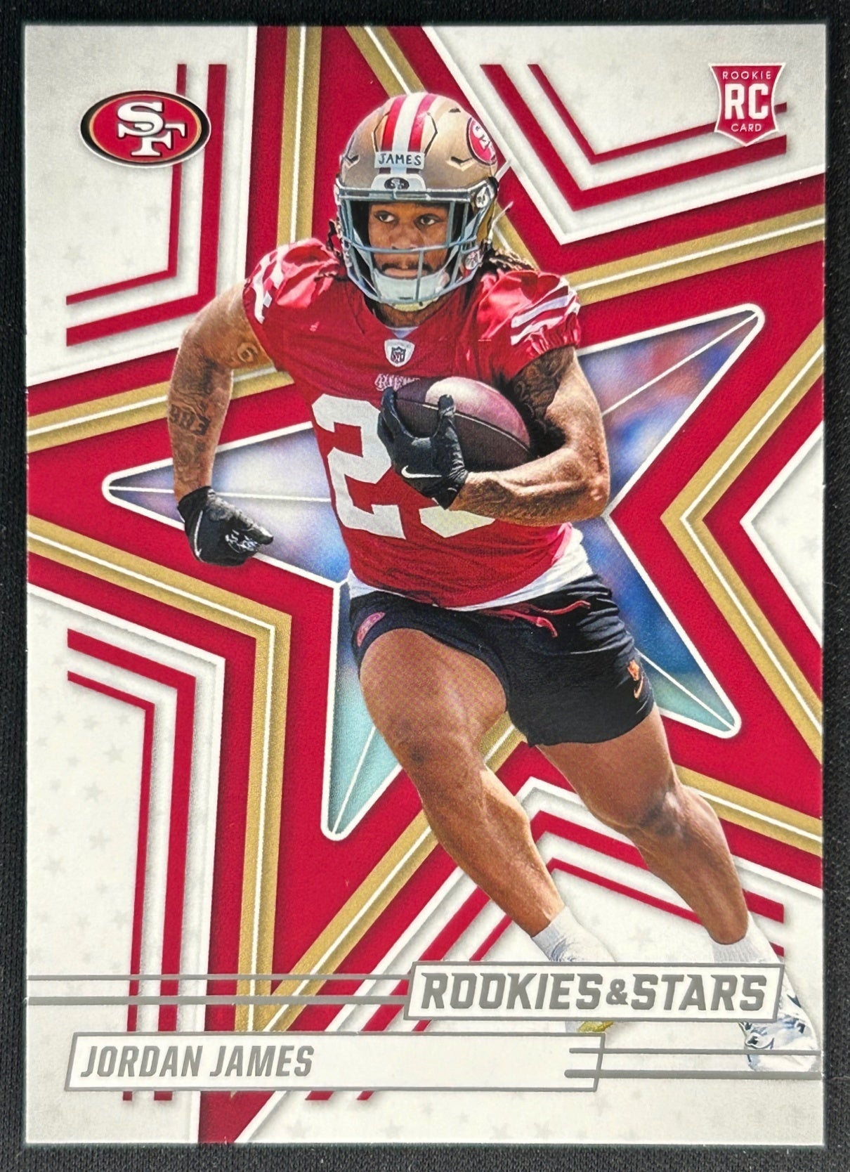 Jordan James 2025 Panini Rookies & Stars 49ers Sports Trading Cards
