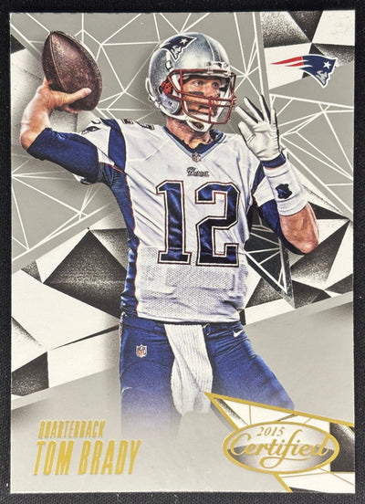 Tom Brady 2015 Panini Certified Patriots Sports Trading Cards