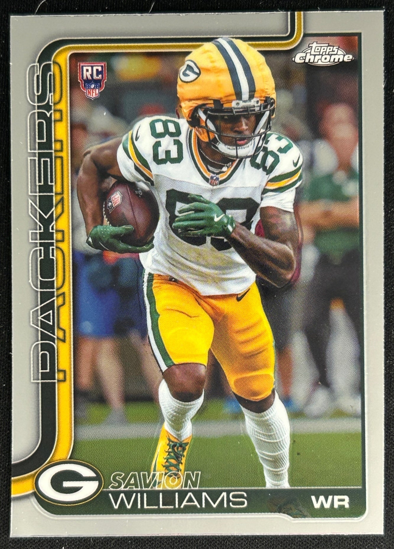 Savion Williams 2025 Topps Chrome Rookie Packers Sports Trading Cards