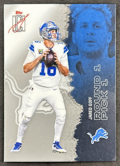 Jared Goff 2025 Topps Signature Class Chrome Veteran Lions Front