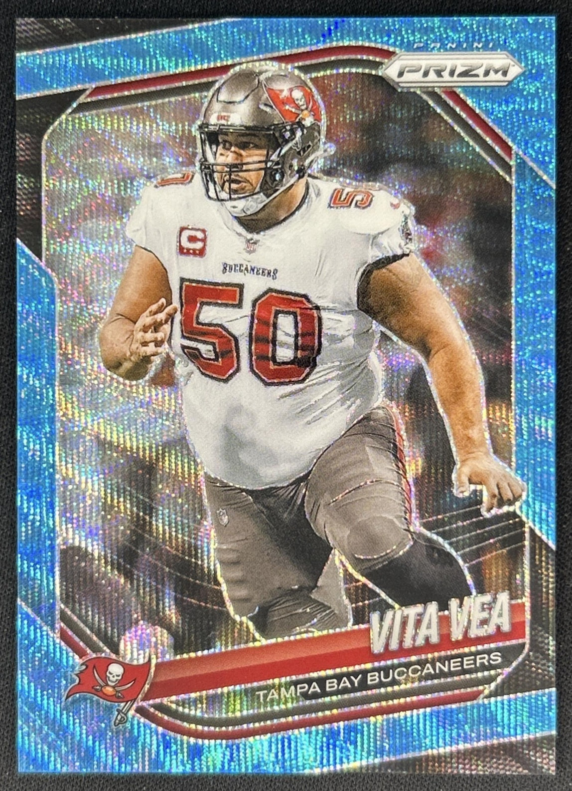 Vita Vea 2025 Panini Prizm Blue Wave /230 Buccaneers