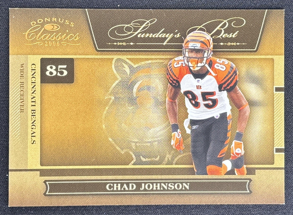 Chad Johnson 2006 Donruss Classics Sunday's Best Bronze /1000 Bengals