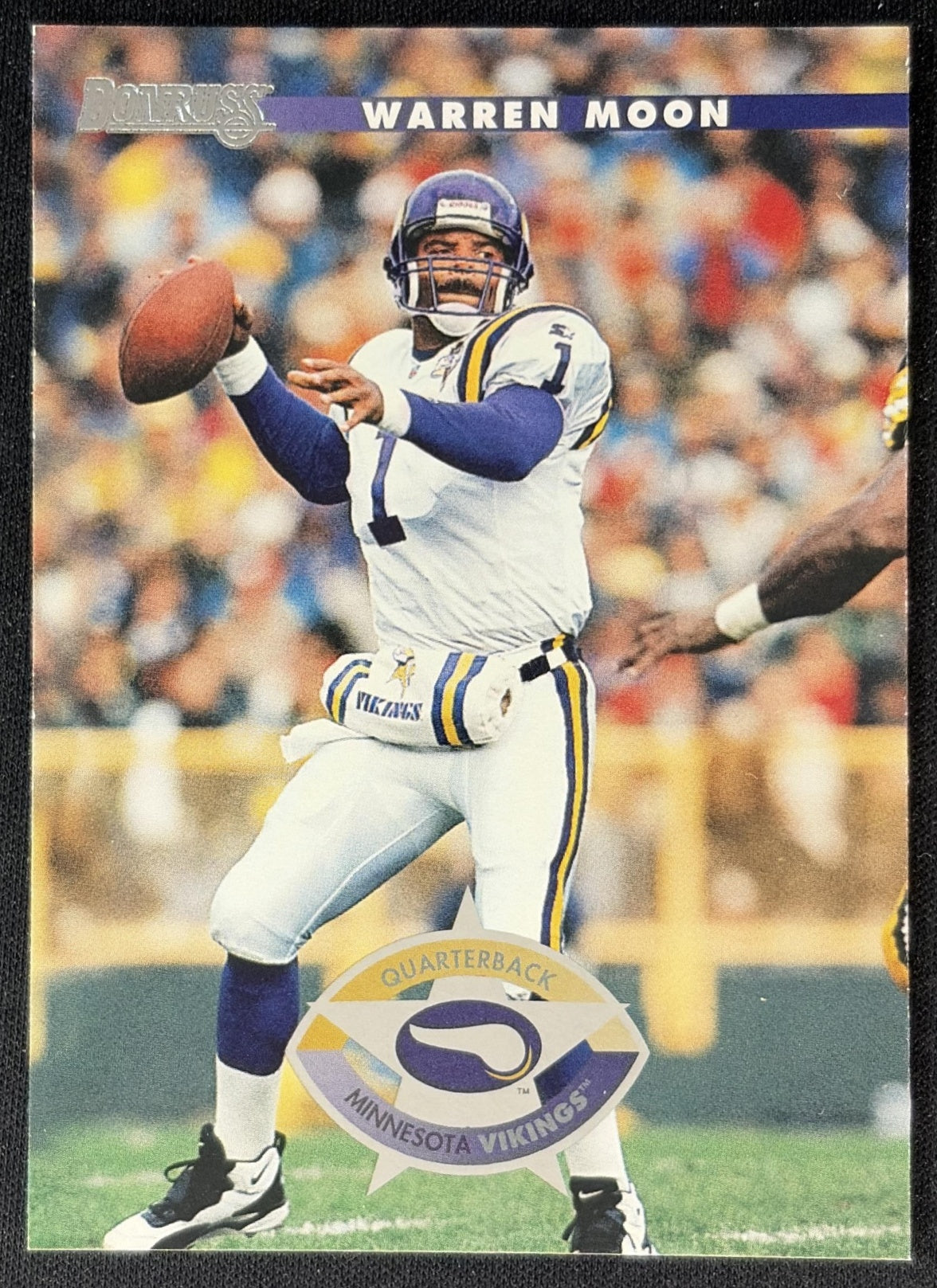Warren Moon 1996 Donruss Vikings Front