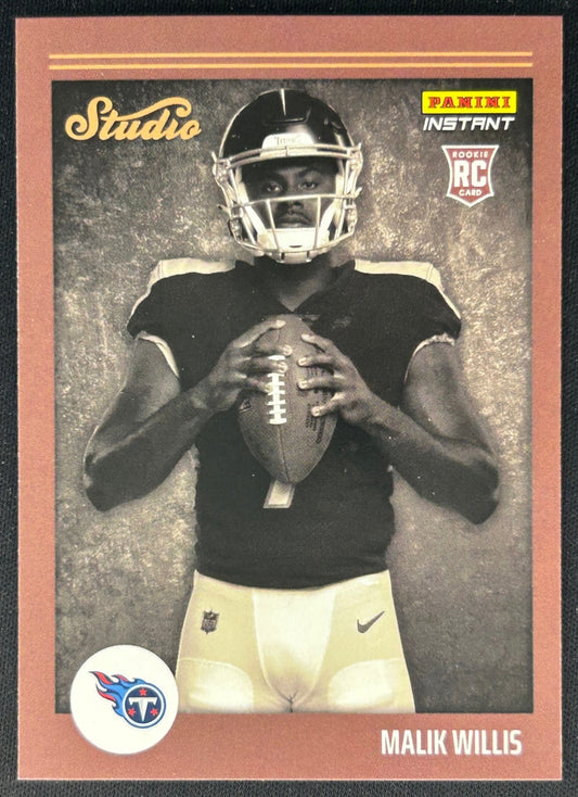 Malik Willis 2022 Panini Instant Studio Rookies Titans