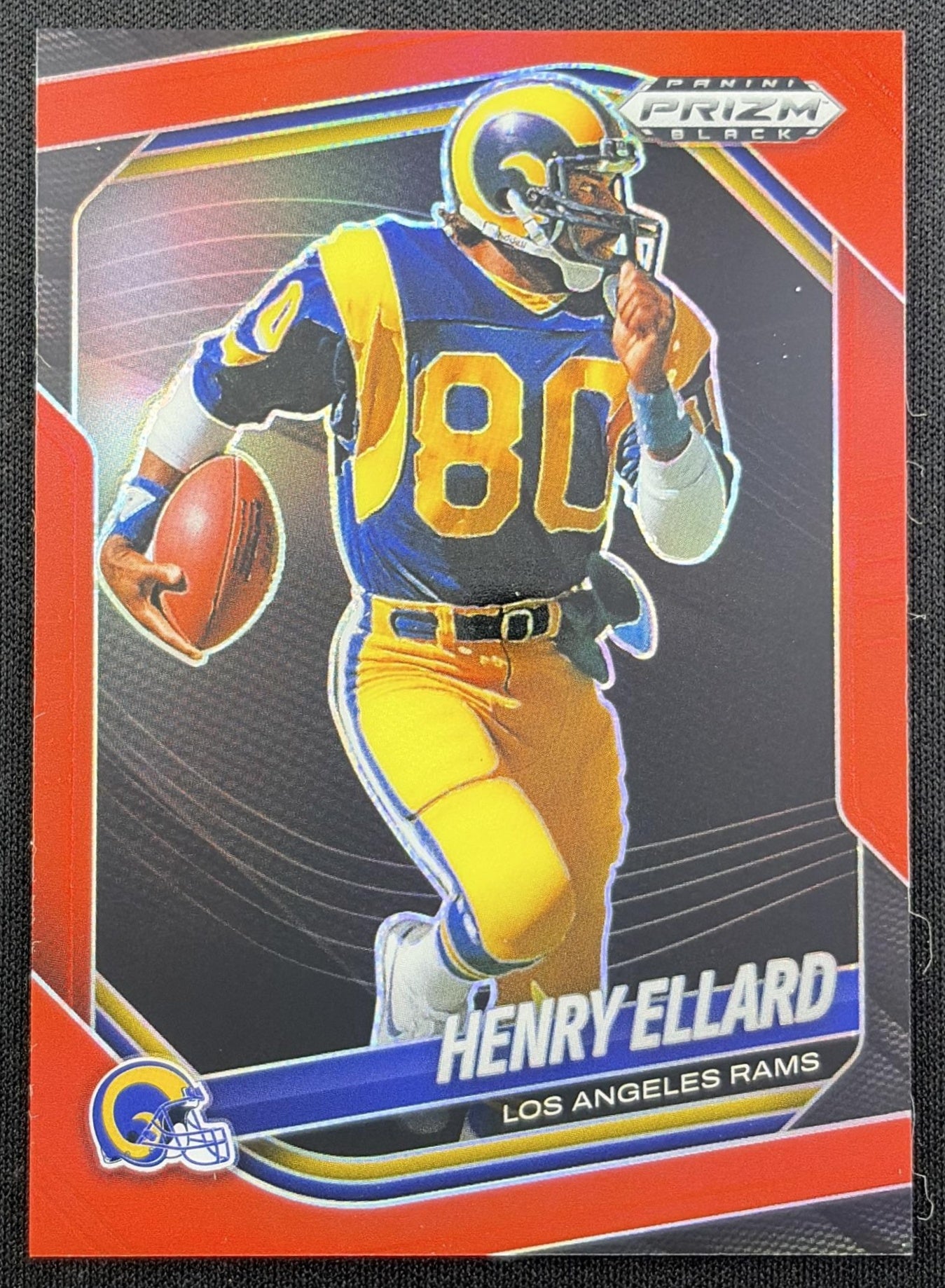 Henry Ellard 2025 Panini Prizm Black Red /299 Rams