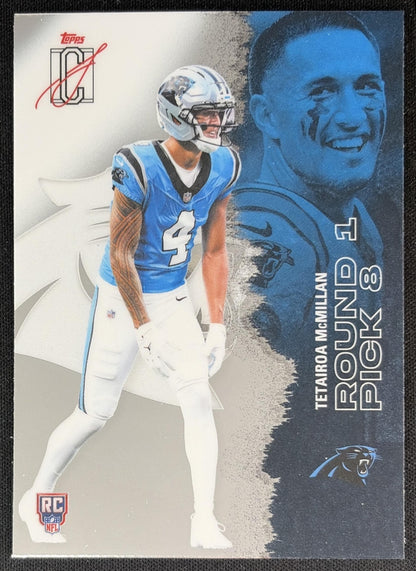 Tetairoa McMillan 2025 Topps Signature Class Chrome Rookie Panthers