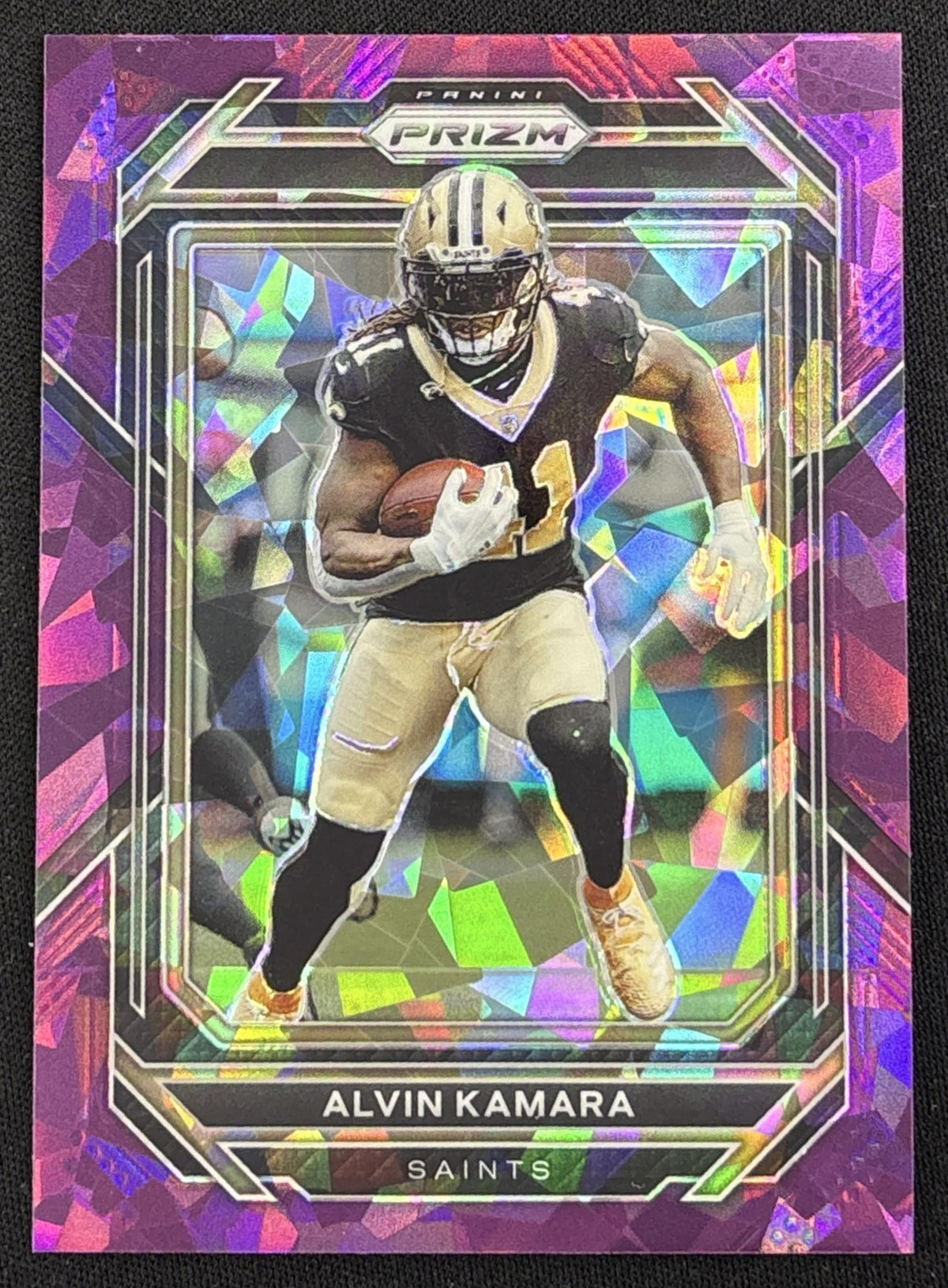 Alvin Kamara 2022 Panini Prizm Purple Ice /225 Saints Default Title Sports Trading Card
