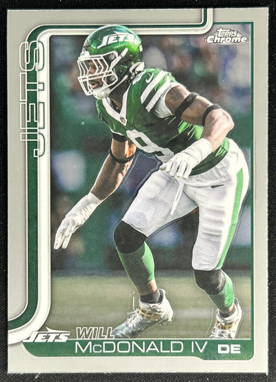 Will McDonald IV 2025 Topps Chrome Jets Default Title Sports Trading Cards