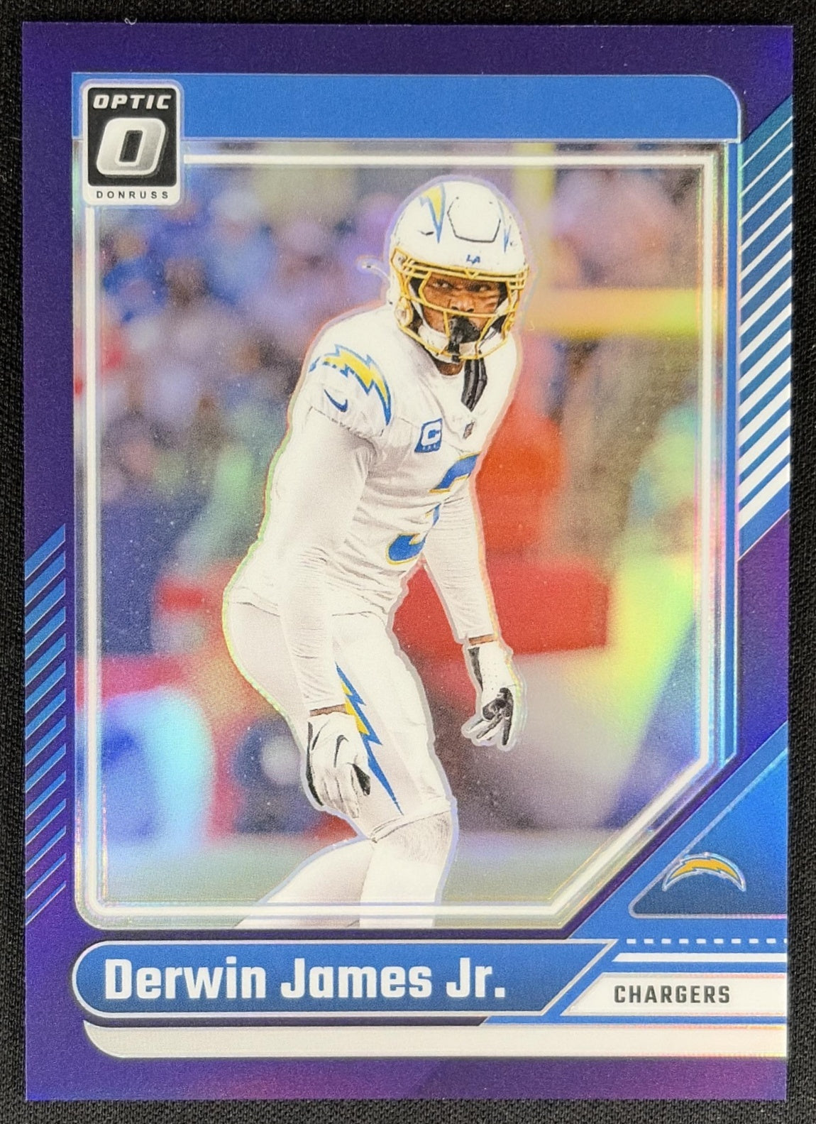 Derwin James Jr. 2024 Panini Donruss Optic Purple /60 Chargers
