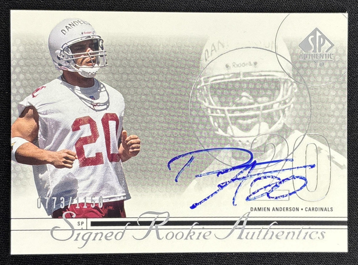 Damien Anderson 2002 SP Authentic /1150 Cardinals