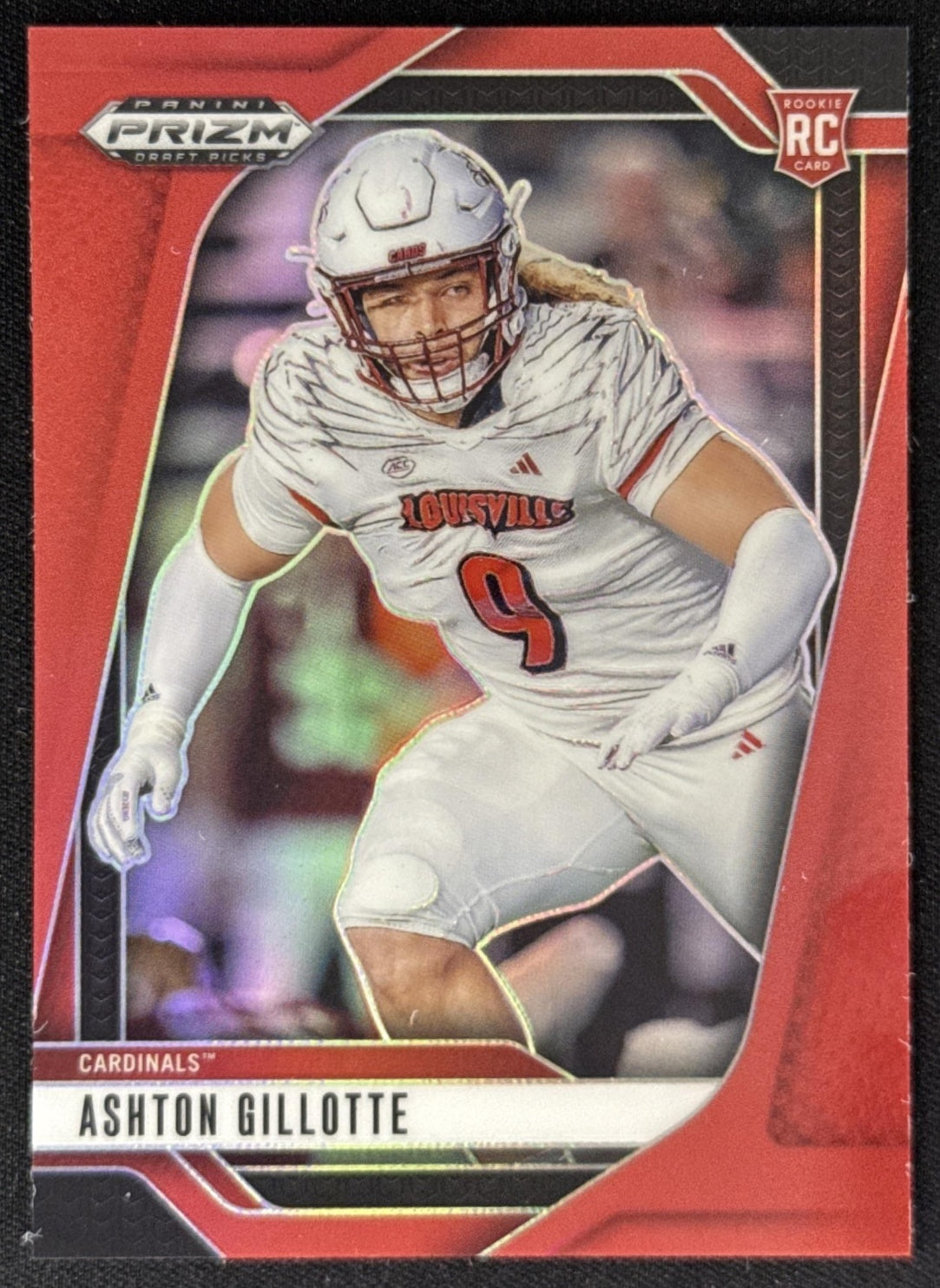 Ashton Gillotte 2025 Panini Prizm Draft Picks Red /399 Cardinals Sports Trading Card
