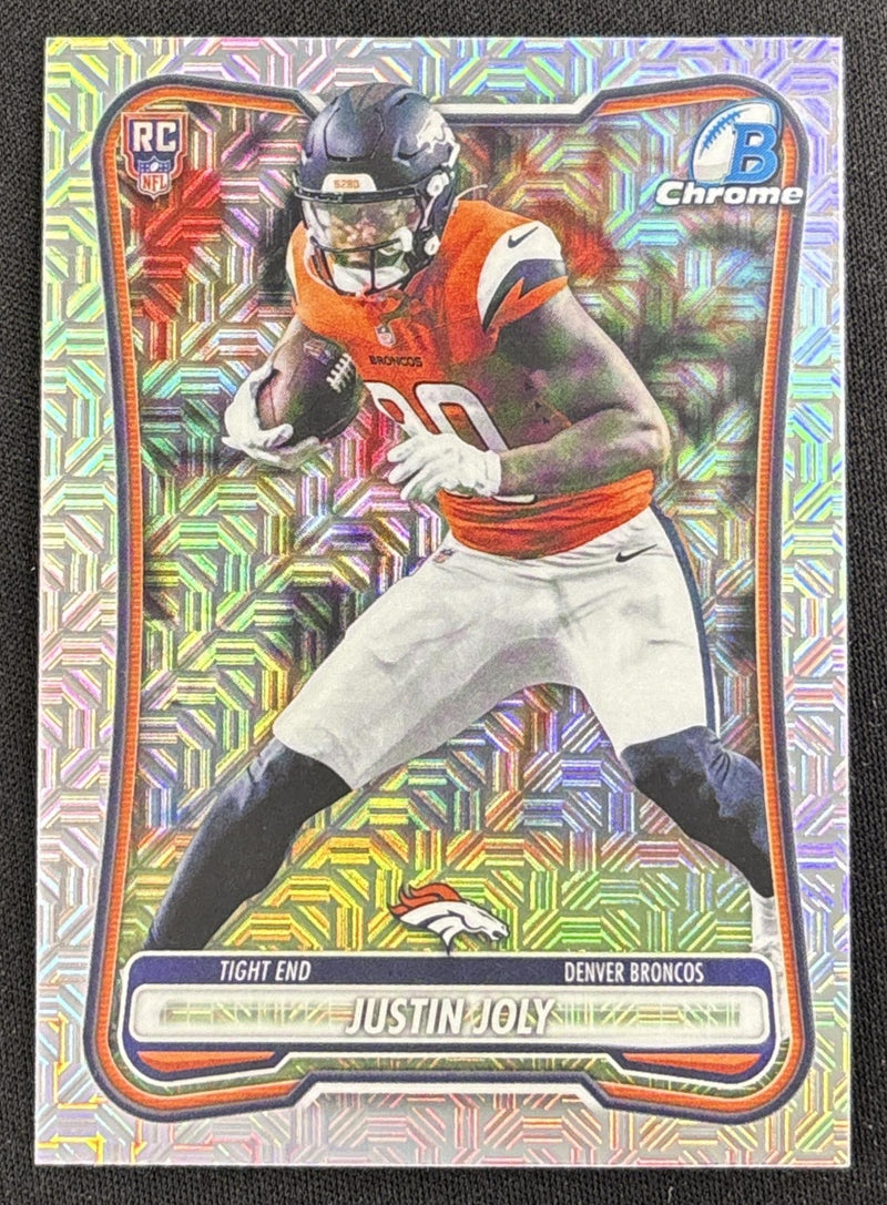 Justin Joly 2026 Bowman Chrome NFL Mojo Refractor Broncos