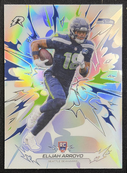 Elijah Arroyo 2025 Topps Resurgence Refractor Seahawks