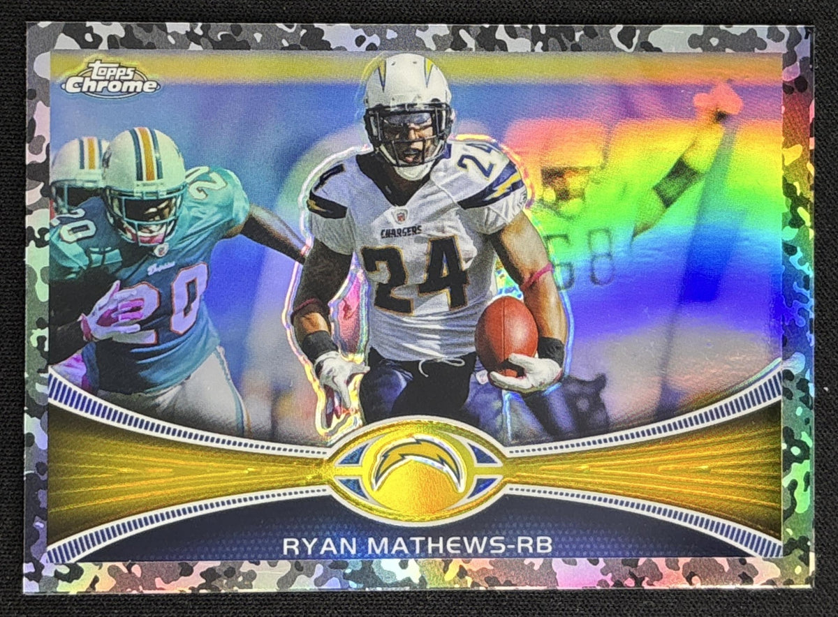 Ryan Mathews 2012 Topps Chrome Camo Refractor /499 Chargers