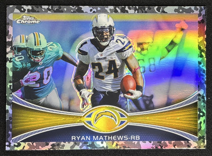 Ryan Mathews 2012 Topps Chrome Camo Refractor /499 Chargers