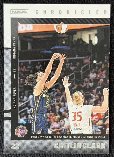Caitlin Clark 2025 Panini Chronicled WNBA Fever 13 Sports Trading Card