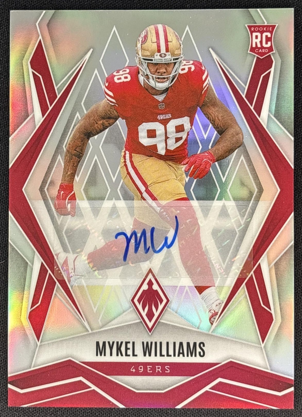 Mykel Williams 2025 Panini Phoenix Rookies Auto /199 49ers
