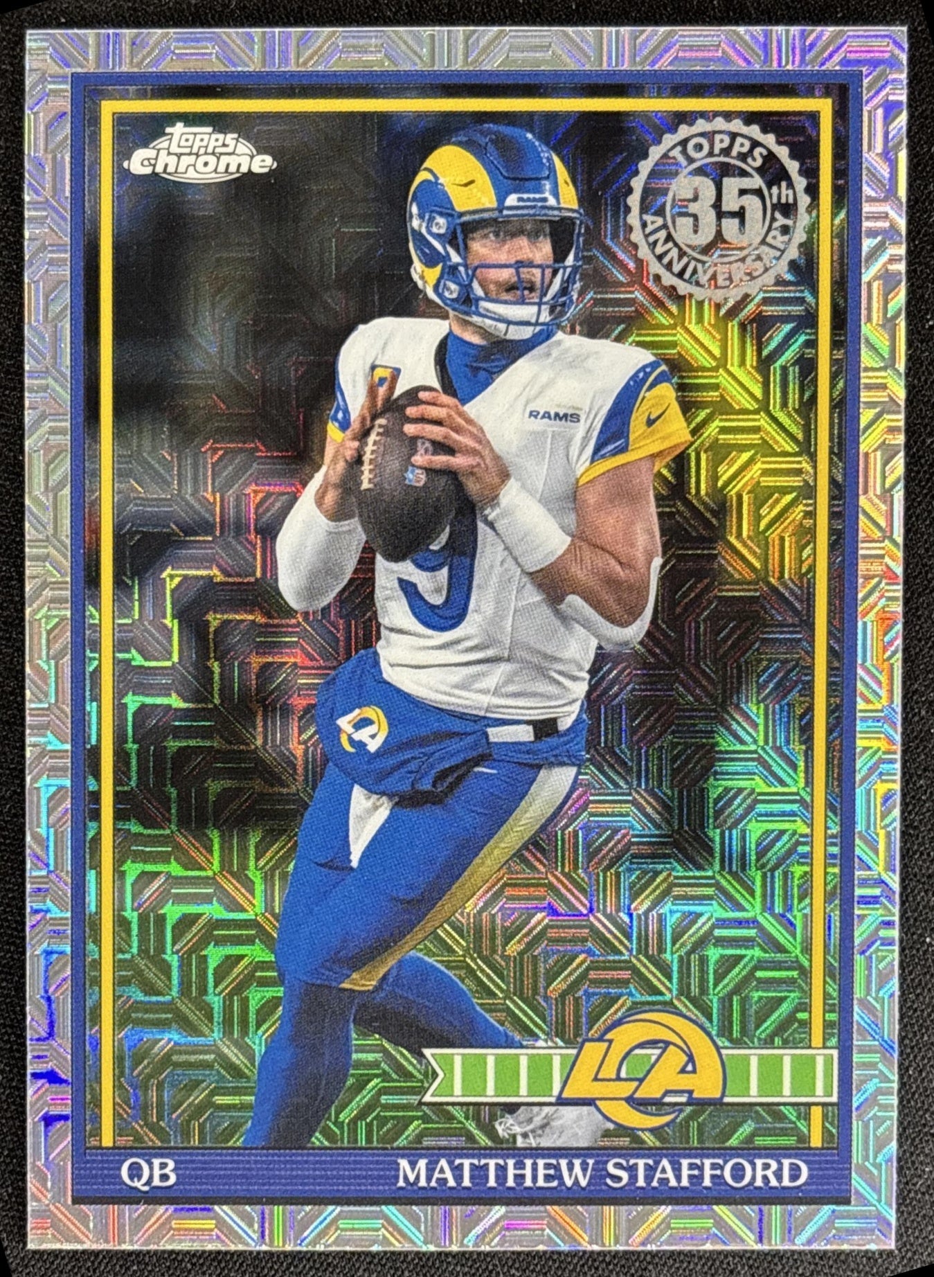 Matthew Stafford 2026 Topps 1991 Chrome Mojo Refractor Rams