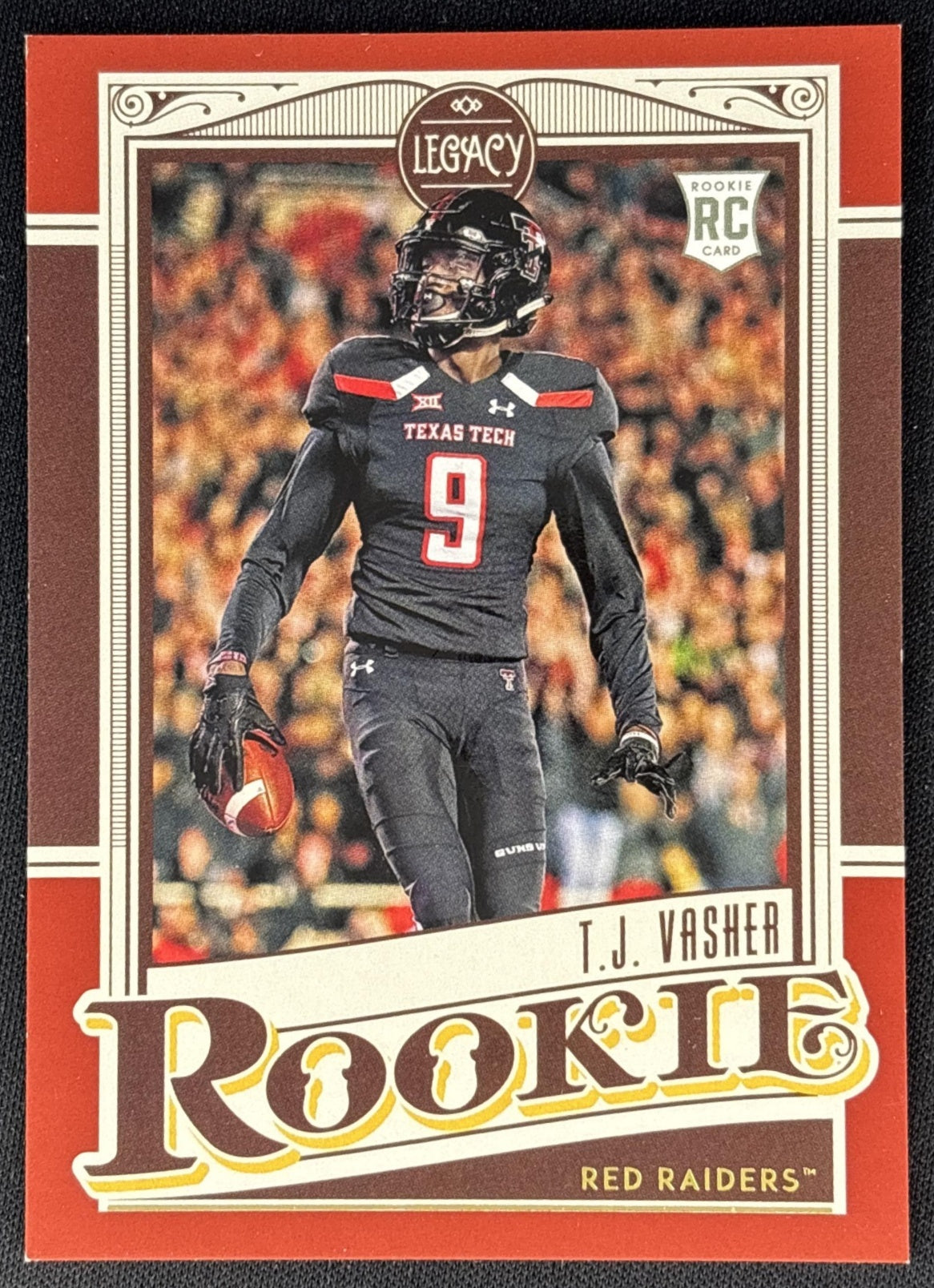 T.J. Vasher 2021 Panini Legacy Red /299 Sports Trading Cards