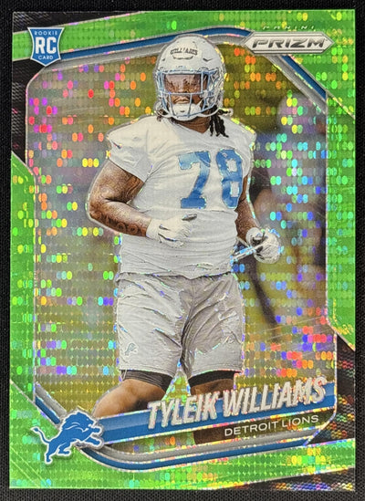 Tyleik Williams 2025 Panini Prizm Neon Green Pulsar Lions Default Title Sports Trading Cards