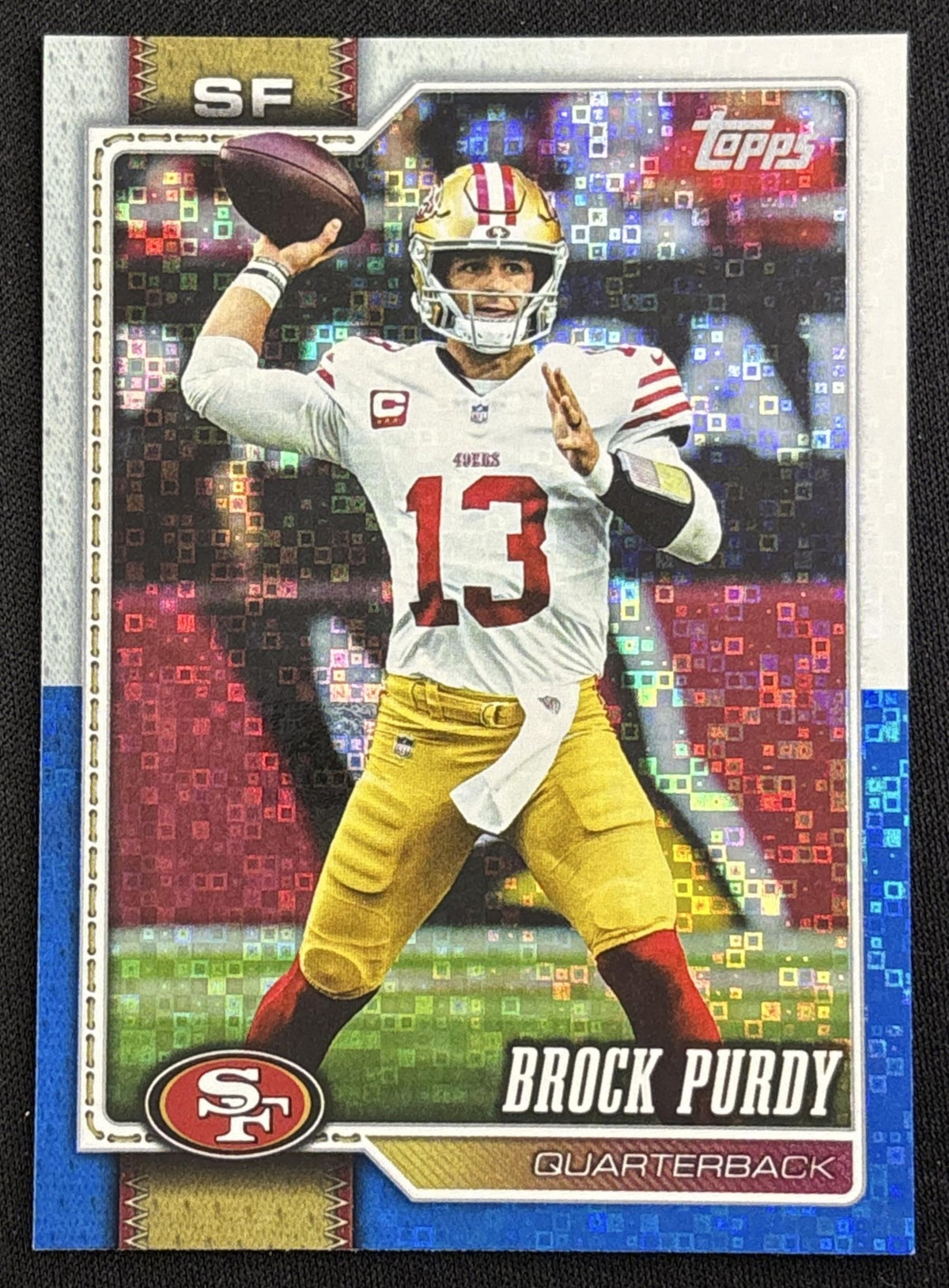 Brock Purdy 2026 Topps WM White & Blue 49ers Sports Trading Card
