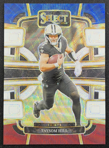 Taysom Hill 2023 Panini Select Tri Color Prizms /259 Saints