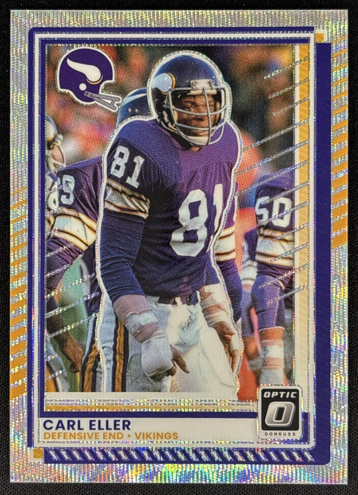 Carl Eller 2025 Panini Donruss Optic Wave Prizm /300 Vikings Default Title Sports Trading Cards