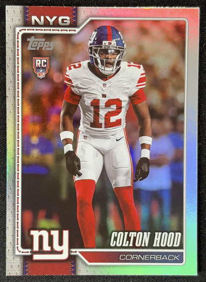 Colton Hood 2026 Topps Rainbow Foil Giants front
