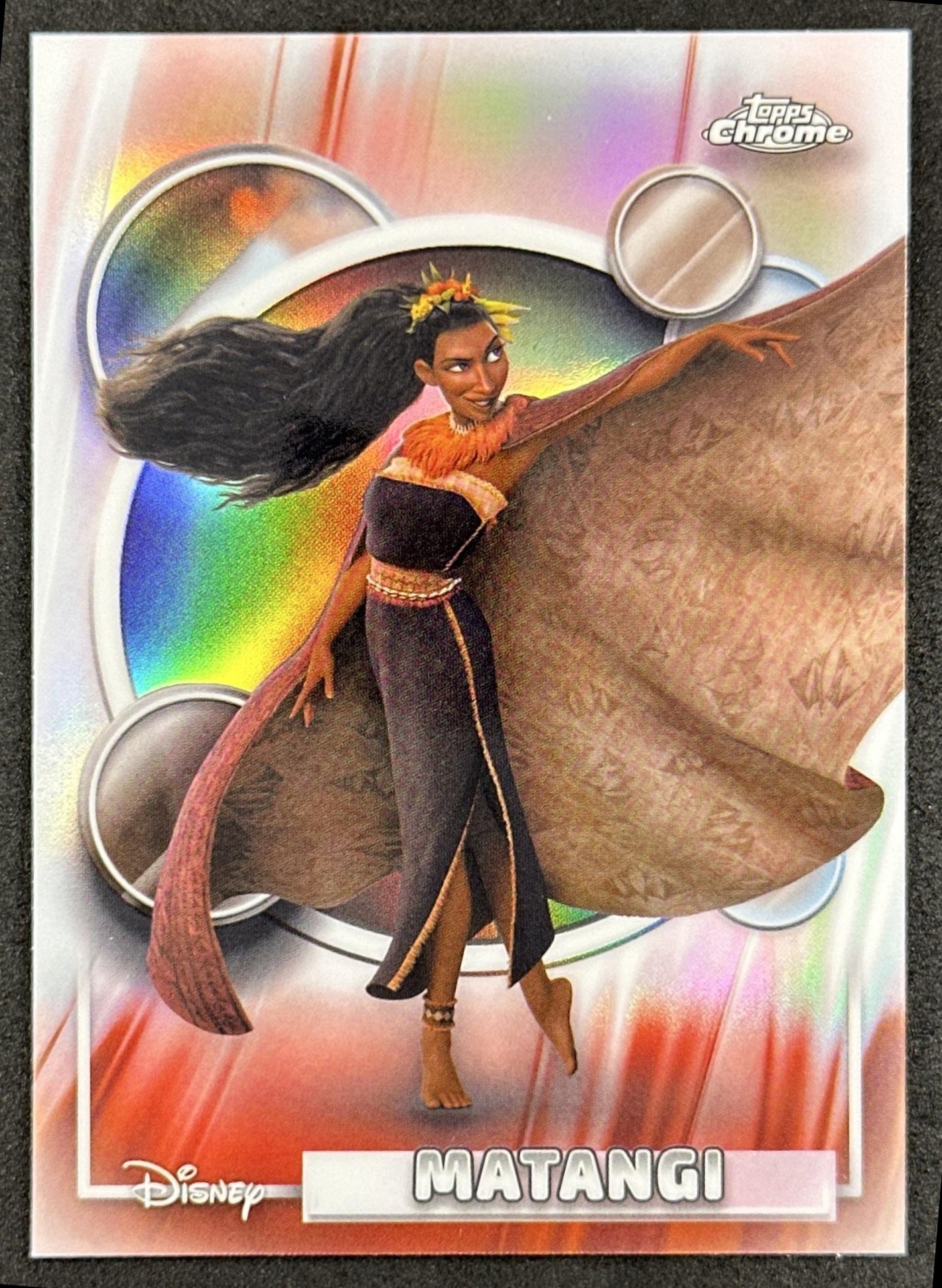 Matangi 2026 Topps Chrome Disney Refractor Moana 2 Front