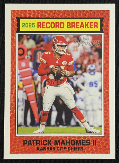 Patrick Mahomes II 2026 Topps Heritage Chiefs